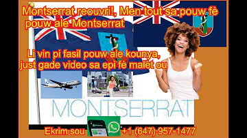 Comment se rendre de Guadeloupe à Montserrat ?