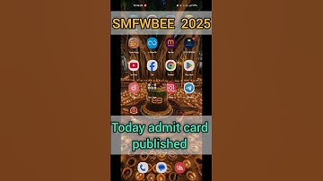 SMFWBEE EXAM | ADMIT CARD | TIME | 🎯🎯#smfwbee #paramedical #exam vanue #admitcard | 27/07/2025