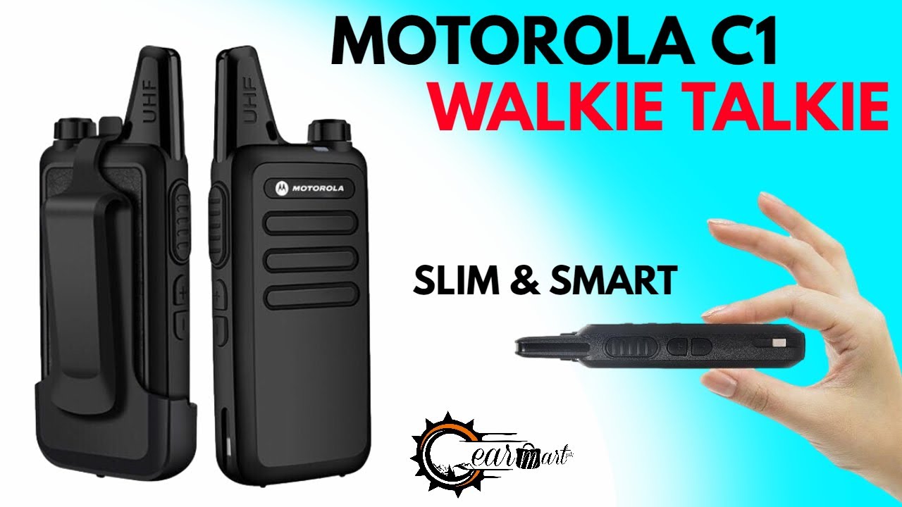 Motorola C1 Walkie Talkie - YouTube