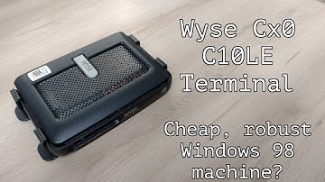 Wyse Cx0 C10LE Terminal, an exploration and trying to install Windows 98