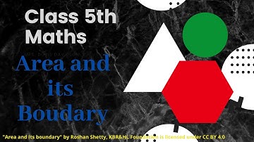 Math class 5th area and its boundary