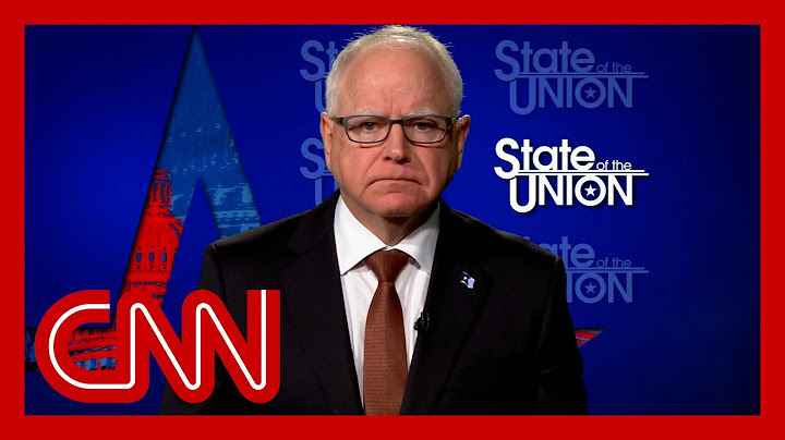Gov. Tim Walz reacts to Kamala Harris' 'I told you so' comment