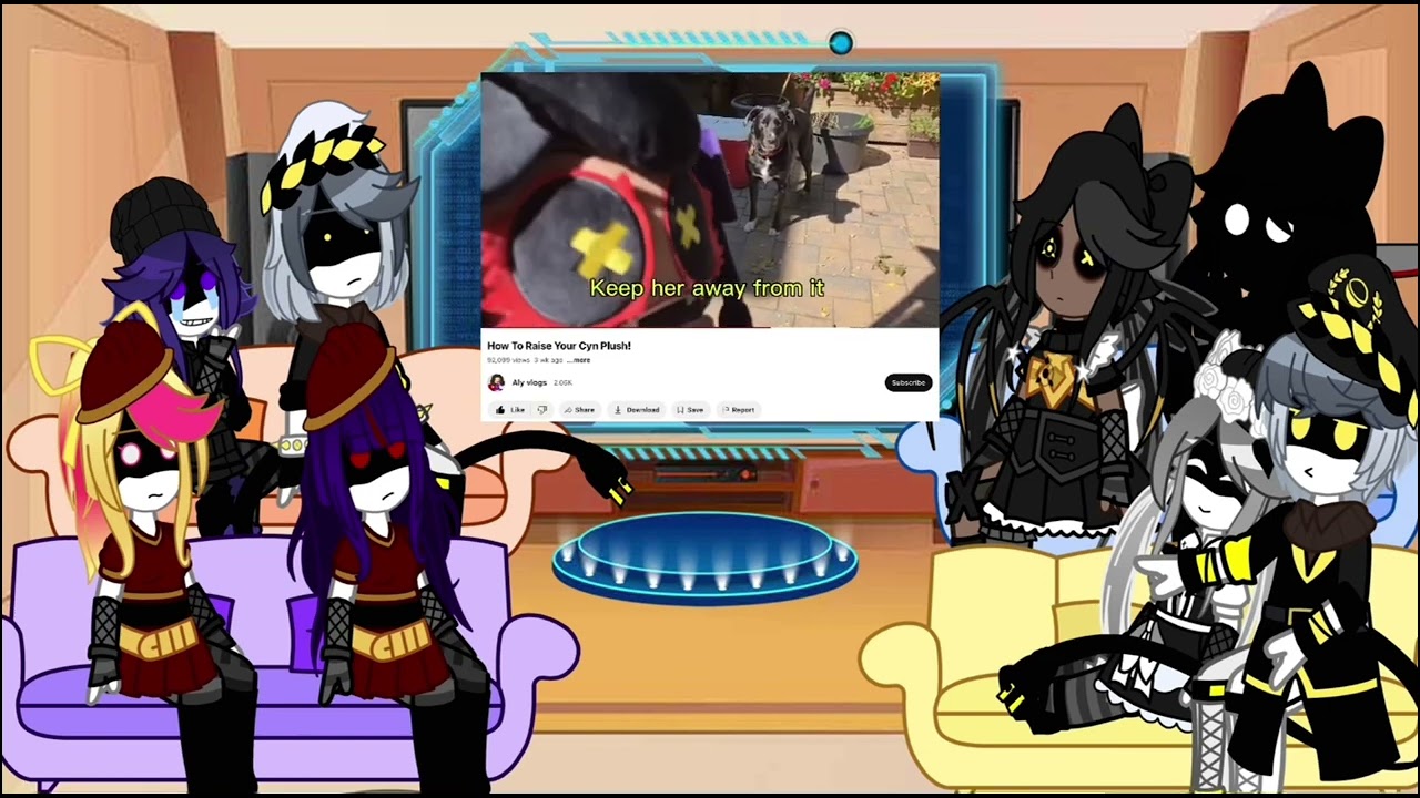 Murder drones react to how to raise your Cyn plush.read description.play at 2x speed.