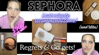 SEPHORA SALE Deinfluencing Recs & regrets + Natasha Denona highlight & About face foundation