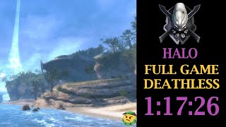 [WR] Halo CE Legendary No Death Run in 1:17:26