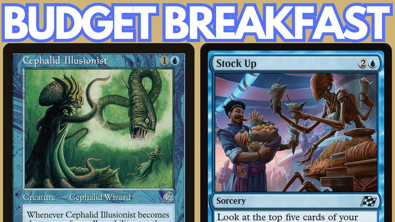 MONO BLUE BREAKFAST! Legacy Cephalid Combo with NO RESERVE LIST cards ft. Stock Up. MTG League MONO BLUE BREAKFAST! Legacy Cephalid Combo with NO RESERVE LIST cards ft. Stock Up. MTG League