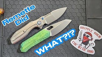 WAT deed Remette?! Twee verbluffende 😘 messen met op maat gemaakte functies! | Woodpecker & TwoFa...