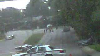police crash on colesville rd silver spring