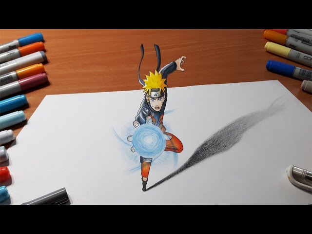 Dhouringan on X: Naruto woodart colouring process #anime #naruto #drawing # sketch  / X
