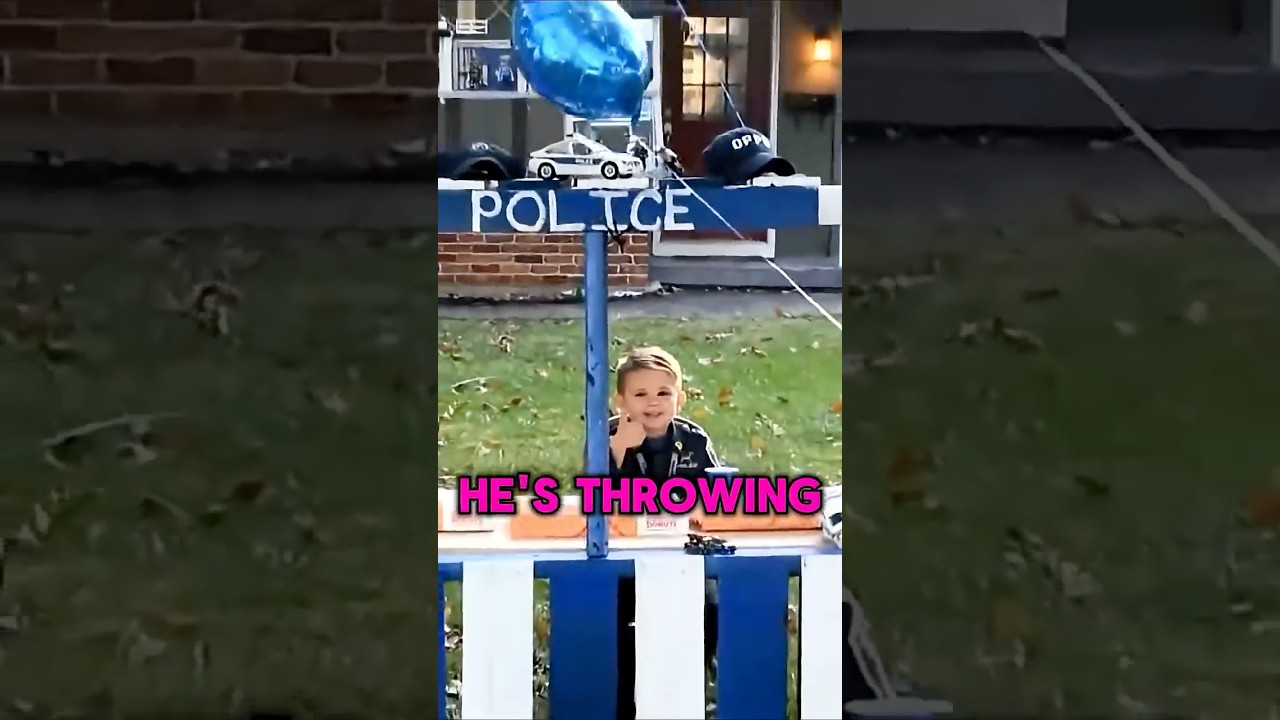 Kid Throws Donut Party for Cops! 