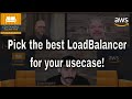 What Load Balancer options do you have with Amazon EKS, and how do you choose?