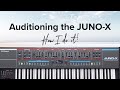 Auditioning the junox  how i do it