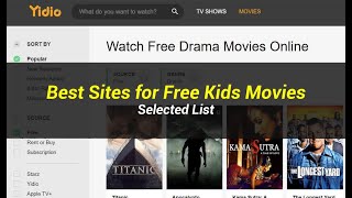 5 Best Sites for Free Kids Movies | Selected List