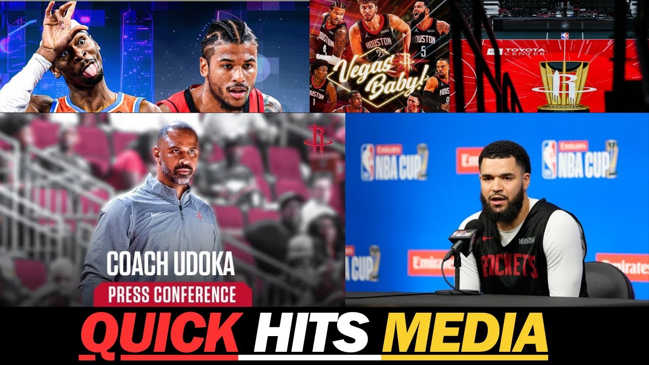 ROCKETS vs THUNDER EMIRATES NBA CUP WEST SEMIFINALS (QUICK HITS MEDIA ...