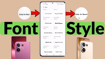 How to change font style in vivo v60 | vivo v60e font style change || vivo v60 text style change