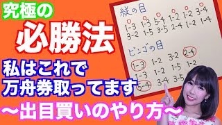 究極の必勝法！出目買いのやり方！私はこれで万舟券取ってます！【ボートレース】