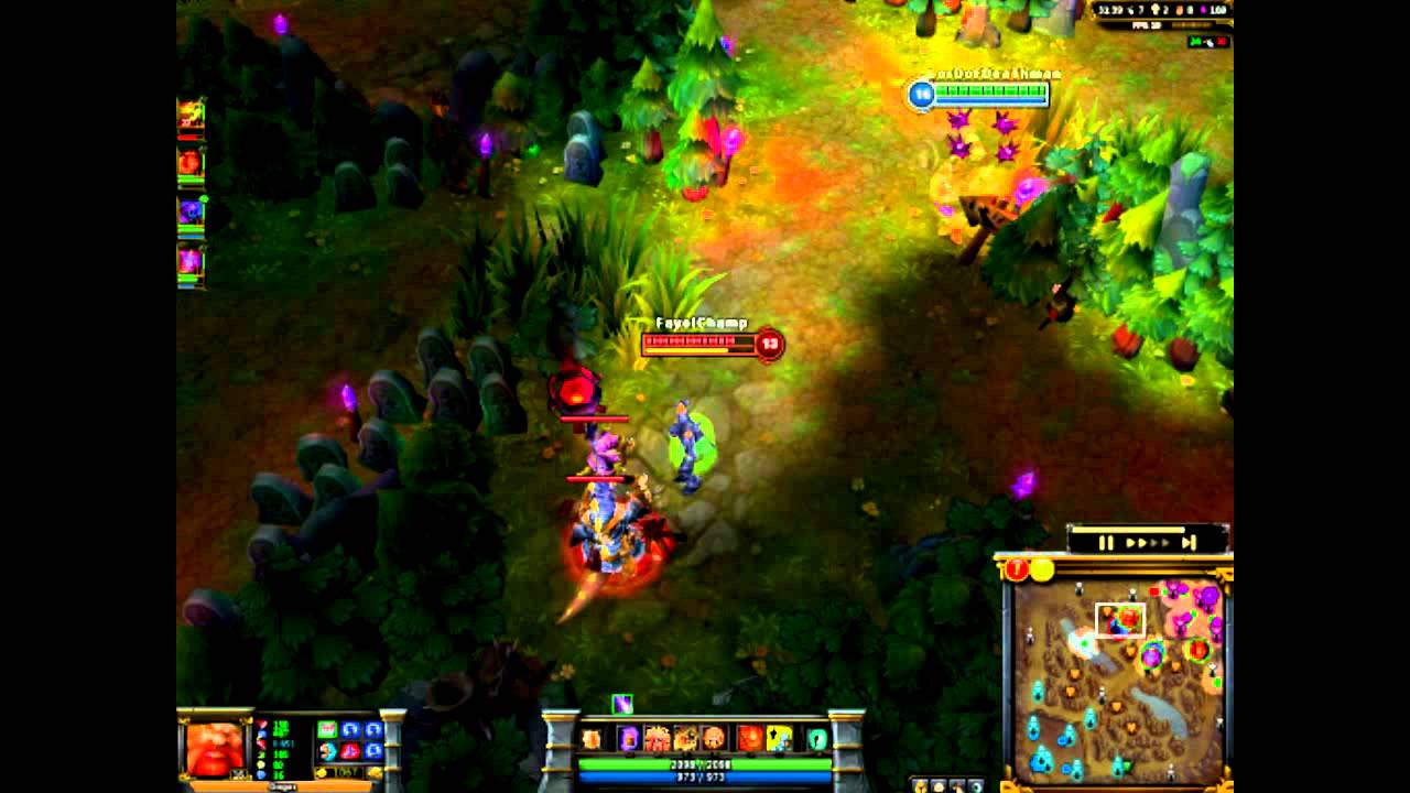 Gragas 2 Hit kill Shen