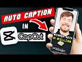 How to Add Auto Caption to Your Videos For Free in CapCut PC