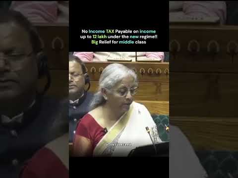 Budget 2025: No Tax for Salaries Under ₹12 Lakh#TaxSlabs #MiddleClass #budget2025 #nirmalasitharaman