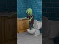Toilet fright #animation #funny #peppapig #pvz #cartoon #memes