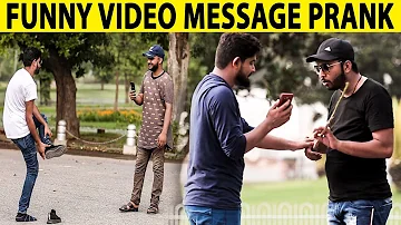 Funny Video Message Prank on Strangers - Lahori PrankStar