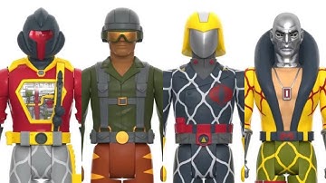 New GiJoe python patrol action figures Super 7 available at Target