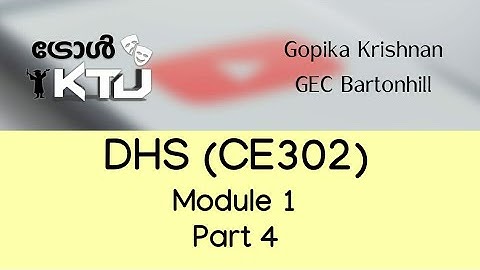 Design of Hydraulic Structures- DHS CE302- Module 1 Part 4 - S6 Civil