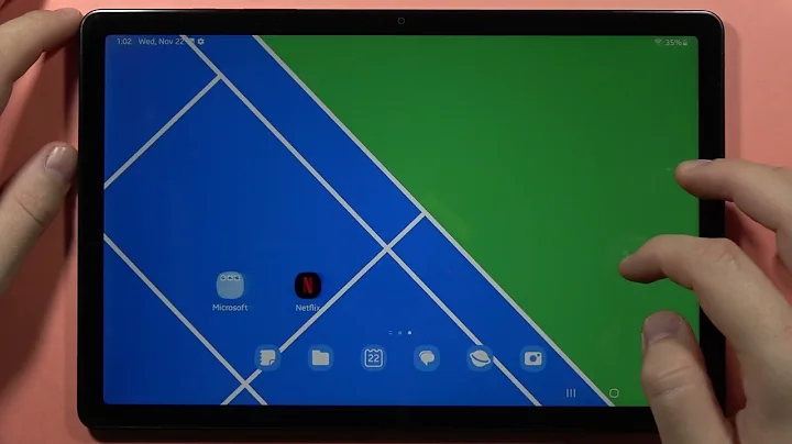 Samsung Galaxy Tab A9/A9+ Change Home Screen Layout #taba9