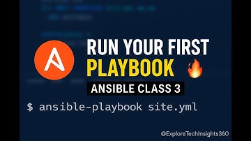 Ansible Class 3 – Run Your First Playbook (Full Hands-On Demo)