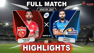 MI VS PBKS HIGHLIGHTS 2021 MATCH 42 PHASE 2 | Mumbai Vs Punjab Match 42 | IPL 2021 |#MIvPBKS