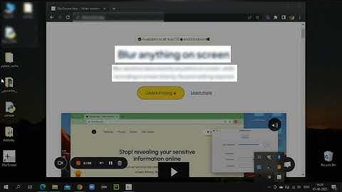 Paint Blur on Screen  BlurScreen App - Windows