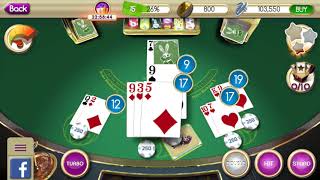 myVEGAS Blackjack 21/Level 15/MGM GRAND Singledeck Blackjack play screenshot 1