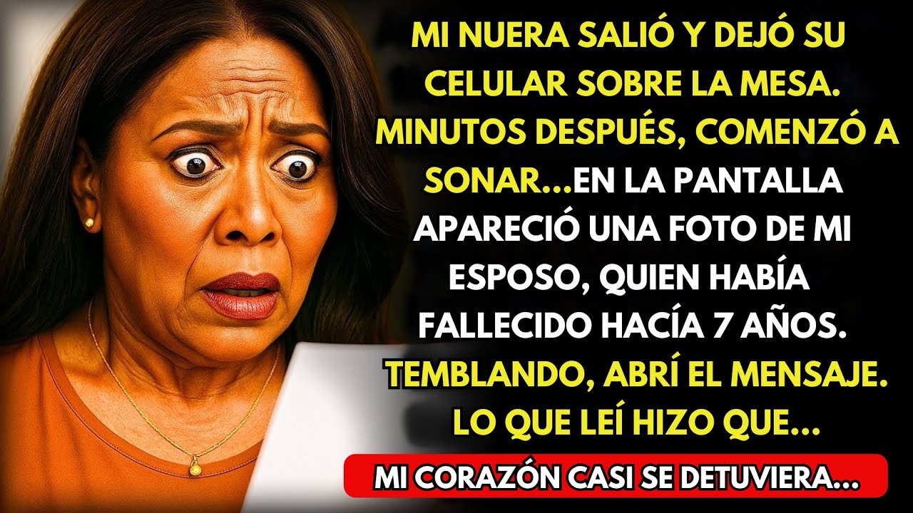 Sonó el celular de mi nuera... ¡y era el número de mi esposo que falleció hace 7 años!