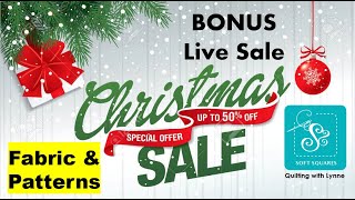 Soft Squares Quilting with Lynne is live!  CHRISTMAS LIVE AT FIVE BONUS SALE! screenshot 5