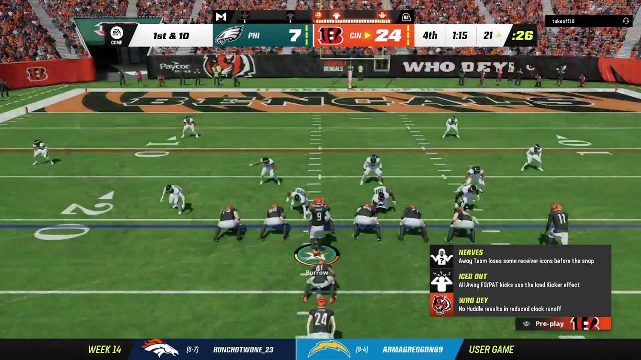 Bengals vs eagles YouTube