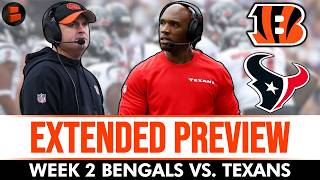 EXTENDED Bengals vs. Texans Preview W Texans Insider + Joe Burrow Injury News