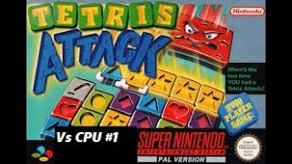 Tetris Attack Human Vs CPU #1 (SNES)