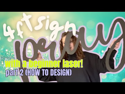 How to Design LARGE Signs for your Diode Laser in Illustrator