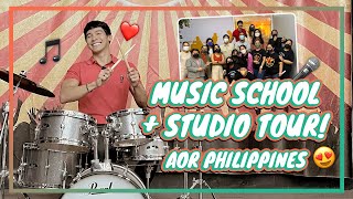 Music School and Studio Tour! Welcome to Academy of Rock Philippines | Enchong Dee