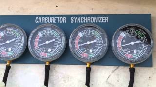 Outboard Yamaha 50 HP carbs synchronization