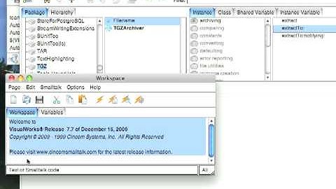 Using TGZ files in Smalltalk