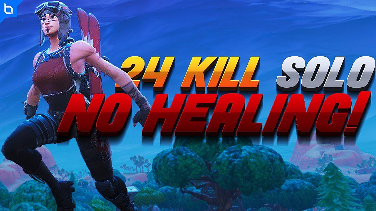 24 Kills Solo Gameplay *NO HEALS* (Fortnite Siphon LTM