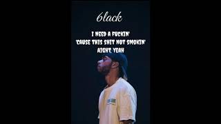 6lack ft. Lil Baby - Know My Rights (Lyric Video)