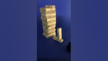Jenga Blocks Alive - Stop Motion #shorts