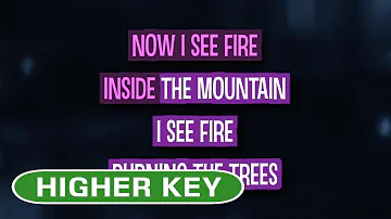 I See Fire (Karaoke Higher Key) - Ed Sheeran