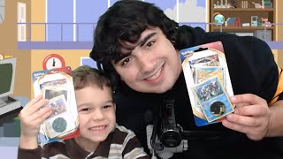 Brother Blister Opening! Noel and Lukas Open Pokemon Checklane Blister Packs!