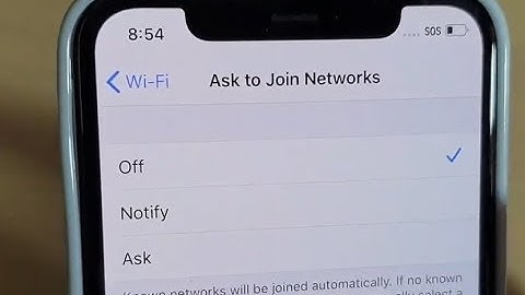 iPhone 11 Pro: How to Change Ask to Join Networks