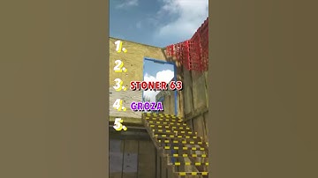 Blindly Ranking 5 COD Guns From Black Ops Games #Shorts