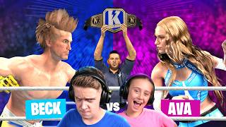 Beck vs Ava CHAMPIONSHIP Match in WWE 2k26