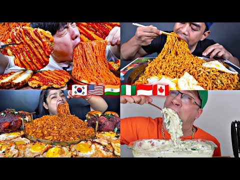 INTERNATIONAL MUKBANG COMPILATION EXTREME BIG BITES